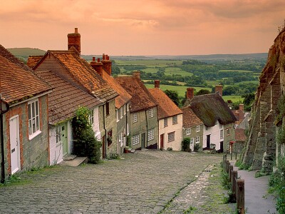 פאזל של Shaftesbury-Dorset(Inglaterra)