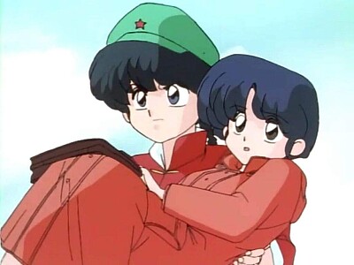 פאזל של ranma carga a akane