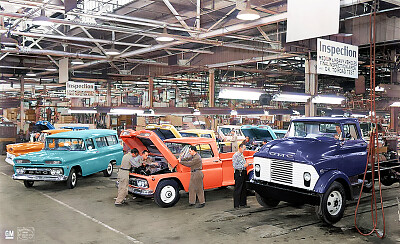 פאזל של 1960 GMC trucks