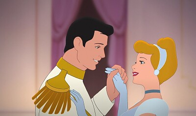 prince charming and Cinderella