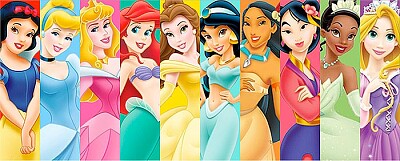 פאזל של disney princesses