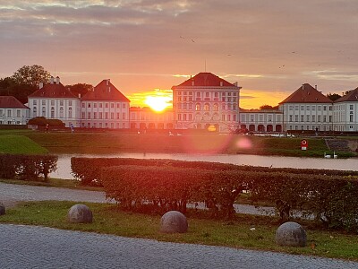 Sonnenuntergang Nymphenburg