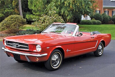 1965 Ford Mustang Convertible jigsaw puzzle