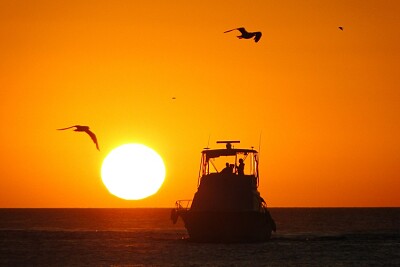 Atardecer en Punta del Este