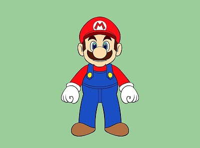 Mario Bros es un personaje de un videojuego. jigsaw puzzle