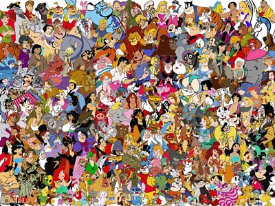 פאזל של all classic disney characters