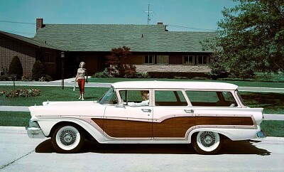 1958 Ford Country Squire wagon jigsaw puzzle