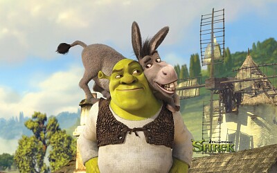 Shrek y burro