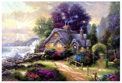 307- CASA EN LA ORILLA DEL MAR jigsaw puzzle