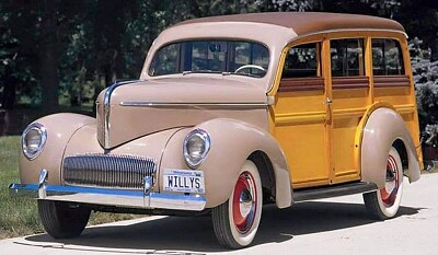 1940 Willys Woody Wagon, Too Cool. jigsaw puzzle