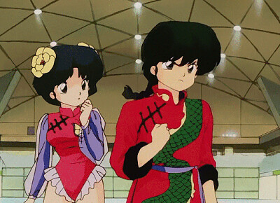 פאזל של ranma defiende a akane como su prometida