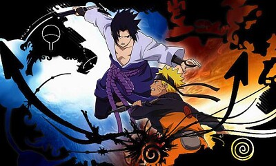 פאזל של naruto vs sasuke