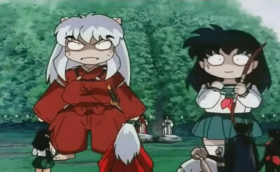 las copias de inuyasha y kagome inuyasha