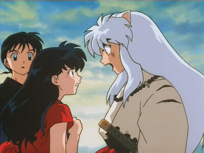 פאזל של kagome se molesta con inuyasha