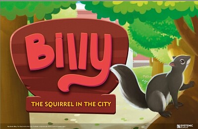 BILLY, THE SQUIRREL IN THE CITY jigsaw puzzle