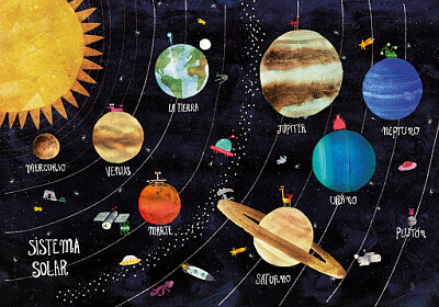 Sistema solar jigsaw puzzle