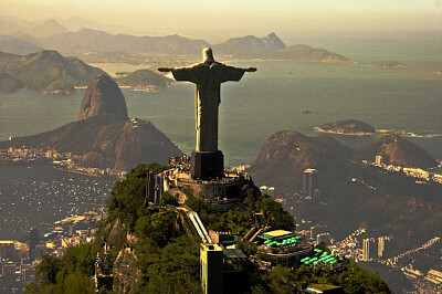 uma linda vista do cristo redentor