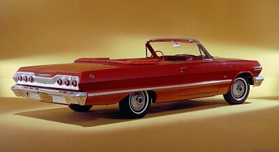 1963 Chevrolet Impala convertible.