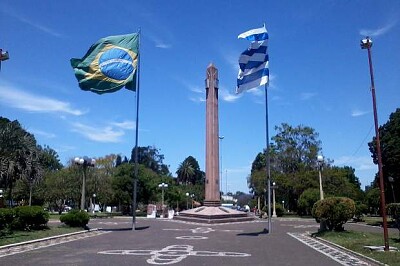 פאזל של Frontera - Brasil - Uruguay
