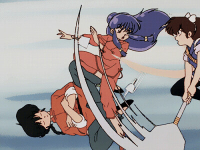 shampoo y ukio se pelean entre ellas ranma 1/2