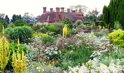 Great Dixter jardin et toits