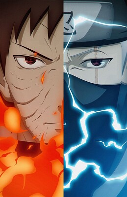 פאזל של obito y kakashi