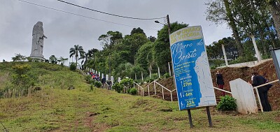 Morro do Cristo em União da Vitória - PR jigsaw puzzle