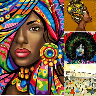 Arte contemporÃ¢nea Africana. jigsaw puzzle