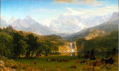 Bierstadt lac de montagne