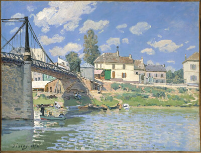 Sisley Seine et pont