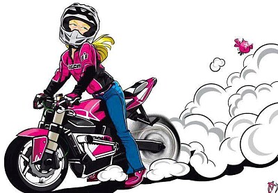 Menina motoqueira jigsaw puzzle