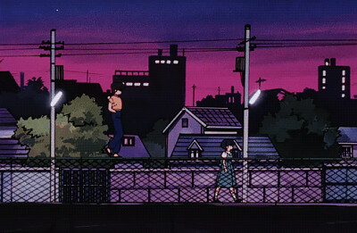 ranma sigue a akane hasta la casa ranma 1/2