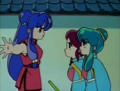 shamppo detiene a rin rin y a ran ran ranma 1/2