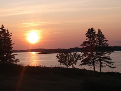 Sunset over Cobscook Bay