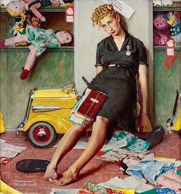 Sotheby 's Norman Rockwell   the Modern American C jigsaw puzzle