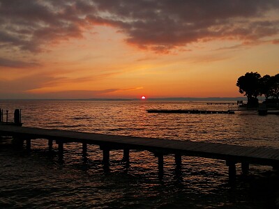 Tramonto sul lago di Garda1