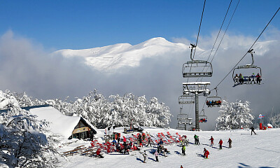 Mer de nuages PyrÃ©nÃ©es Gourette jigsaw puzzle