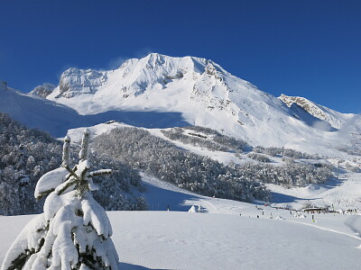 Sommet neige PyrÃ©nÃ©es Gourette jigsaw puzzle