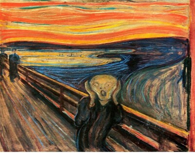 O grito de Edvard  Munch