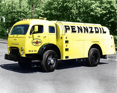 1948 White 3000 series truck - Pennzoil