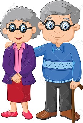 abuelitos felices