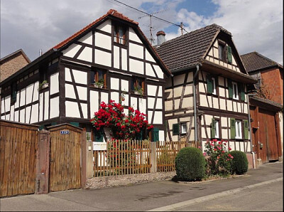 maisons alsaciennes