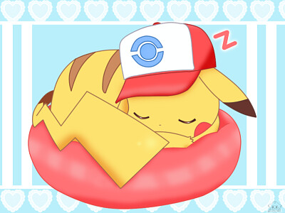 Pikachu Dormido