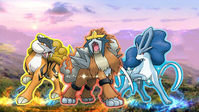 פאזל של Perros Legendarios -Entei, Raikou, Suicune-