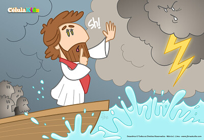 פאזל של Jesus acalma a tempestade