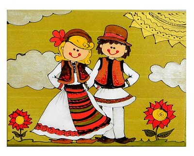 Costume populare romanești jigsaw puzzle