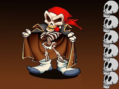 פאזל של Esqueleto Pirata