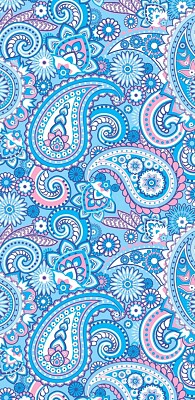 Blue Paisley