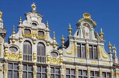 פאזל של faÃ§ades bruxelloises