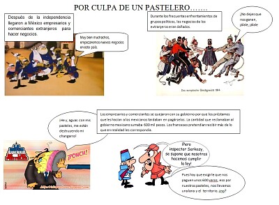 la guerra de los pasteles